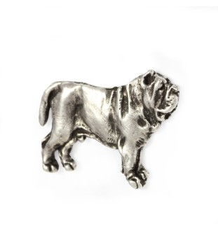 Mastif neapolitański pin posrebrzony Art-Dog